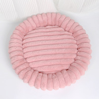 Lit-caverne pour chat chaud et confortable pour l'hiver, avec cadre en carton souple, design de canapé rectangulaire en peluche pour le confort des petits chiens et des chats