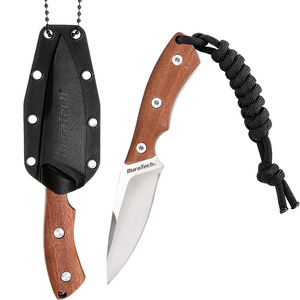 Cuchillo Plegable Táctico de Supervivencia con Hoja Fija de Acero Inoxidable y Mango de Madera DIY para Caza y Camping al Aire Libre, Venta al por Mayor OEM - Product Image 2