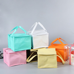 Sac Isotherme pour Gâteaux 4-12 Pouces, Sac Repas Pliable Portable en Feuille d'Aluminium avec Poignée, Compatibles avec les Blocs Réfrigérants, Personnalisable - Product Image 2