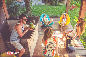 Ghế bập bênh nổi trên mặt nước <span class=keywords><strong>Float</strong></span> sunbed cho hồ bơi Sun Lounger nền tảng khách sạn bãi biển Sun Lounger nổi Sun giường - Product Image 4