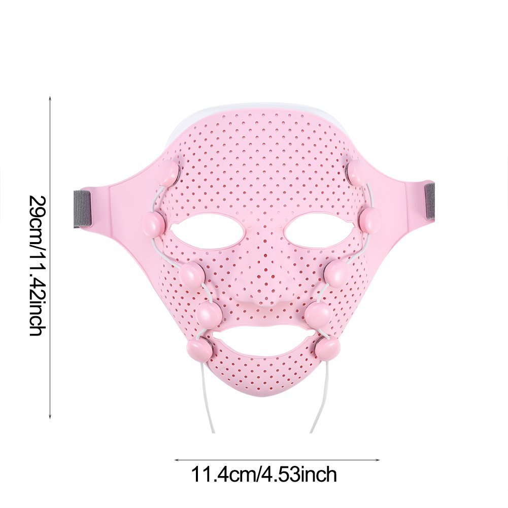 Massage Mask Facial Acupuncture Points 3D Vibration Massage Facial Mask SPA Beauty Face Mask for Skin Rejuvenation Shrink Pores