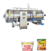 Autoclave à vapeur à surpression pour gobelets en plastique avec autoclave alimentaire automatique pour desserts et poudings