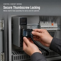 Câble D-Sub Haute Densité Blindé avec Boîtier Métallique et Vis de Verrouillage, pour Câblage de Cabinet de Contrôle CNC, Personnalisé OEM