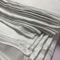Tissu en fibre de verre isolant ignifuge à prix d'usine, sergé/brut, avec service de découpe pour presse à chaud