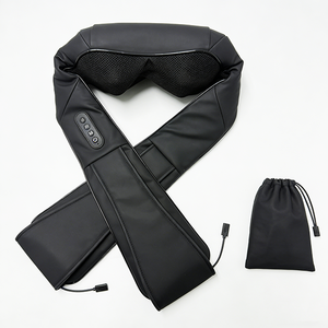 Masajeador Shiatsu para Cuello y Hombros con Calor, Chal Ergonómico de Cuero PU para Masaje Corporal con Intensidad y Modos Ajustables - Product Image 6