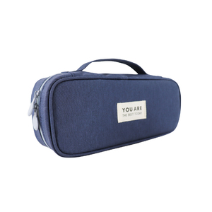 Sac à crayons pour l'école, pour adolescentes, garçons, hommes, femmes, grande capacité, en polyester, trousse à crayons décontractée - Product Image 2