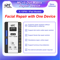 Programador de Reparación de Face ID I2C MC-15, Herramienta de Lectura y Escritura de Matriz de Puntos para Reparación de Proyector de Puntos de Face ID de iPhone X-15 Pro Max