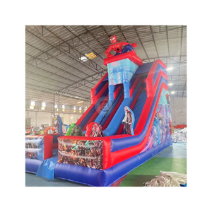 Juegos inflables comerciales <span class=keywords><strong>Spiderman</strong></span> piscina Spider Man tobogán de agua inflable - Product Image 1
