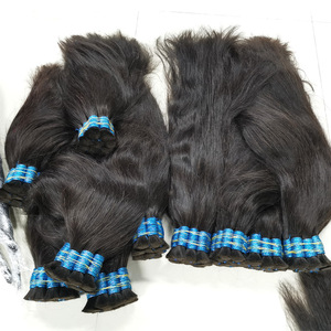 Cheveux bruts brésiliens pour femmes, extension capillaire en vrac, qualité 10A, vente en gros, livraison gratuite - Product Image 1