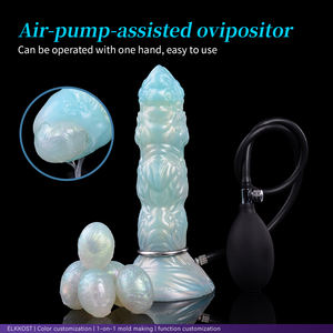 Céladon Dieu Arbre Fantasy Ovipositor Alien Gode Fantasy Créature Lay Egg Pompe À Air Masturbateur Butt Plug Adult Sex Toys En Gros - Product Image 2