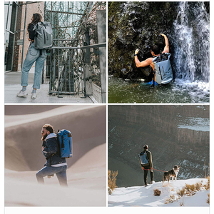 Bolsa Seca Impermeable <span class=keywords><strong>de</strong></span> PVC Personalizada para Camping y Senderismo, Moderna, Grande, <span class=keywords><strong>de</strong></span> <span class=keywords><strong>30</strong></span> <span class=keywords><strong>Litros</strong></span>/20 <span class=keywords><strong>Litros</strong></span>, con Cierre Enrollable, para Viajes - Product Image 5