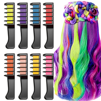 Peigne colorant pour cheveux tout-en-un, teinture sans outil supplémentaire pour une coloration rapide, couvre les cheveux gris temporairement, OEM ODM Marque Privée