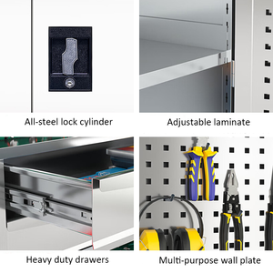 Armoire à outils d'<span class=keywords><strong>atelier</strong></span> à double porte pour le stockage et l'organisation des pièces Personnalisable OEM Pris en charge - Product Image 4