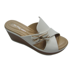 Talon <span class=keywords><strong>compensé</strong></span> personnaliser chaussures femmes mode pantoufles pour les femmes - Product Image 3