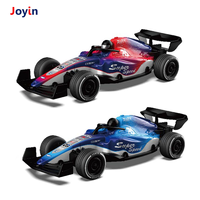 Voiture de course télécommandée F1 27 MHz à quatre voies avec éclairage, mode démo batterie, jouet de course intérieur/extérieur pour enfants