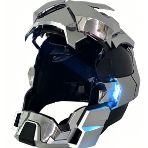 Mirror Finish <strong>Ironman</strong> <strong>Helmet</strong> with Jarvis Greetings English Commands - Product Image 2