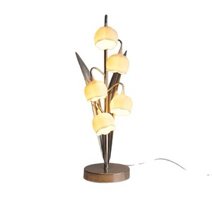 Lámpara de mesa Bell Flower E27 LED con cuello flexible, luz cálida para decoración de sala de estar y dormitorio - Product Image 2