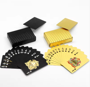 Cartas de Póker Impermeables con Lámina Dorada, Juego de Cartas de Juego de Plástico PET - Product Image 6