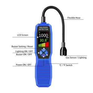 เครื่องตรวจจับการรั่วไหลของสารทำความเย็น HVAC, เครื่องตรวจจับการรั่วไหลของฟรีออน 0-1000ppm เครื่องตรวจจับก๊าซฮาโลเจน เครื่องตรวจจับการรั่วไหลของฟรีออนในรถยนต์ เครื่องตรวจจับการรั่วไหลของระบบปรับอากาศในรถยนต์ - Product Image 3
