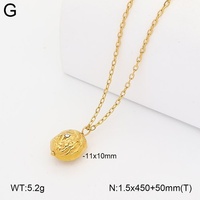 Collar con Colgante de Oro al por Mayor para Mujer, Cadena Fina, Joyería Elegante para Combinar, Regalo de Cumpleaños, Accesorios de Novia