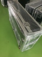 Console de contrôle DJ professionnelle pour scène avec 256 univers DMX, Flight Case pour l'éclairage de scène et de concert