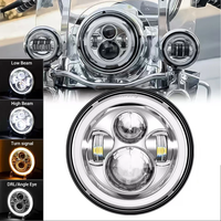 HYNBYZJ 7 "phares LED Full Halo Angel Eyes Lights pour Mazda Miata MX5 H6024 '90-'97 pour Suzuki Samurai pour Jeep Wrangler Jk