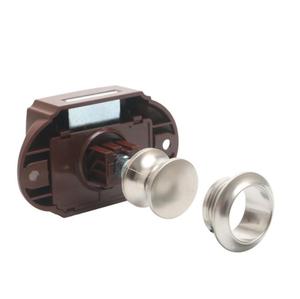 Serrure à bouton en plastique YH2076, antirouille, pour quincaillerie de sécurité, compatible avec les tiroirs, les armoires et les portes de camping-cars et bateaux, accessoire de remplacement - Product Image 2