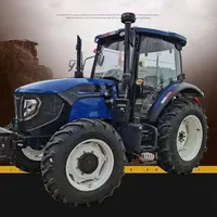 Traktor Pertanian Kecil 7-230Hp Cina Murah untuk Pertanian 120 Hp 4X4 Traktor Mini Pertanian dengan Pemuat Depan/
