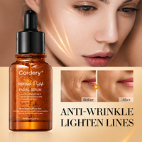 Sérum facial au rétinol et aux peptides, sérum pour le visage à la vitamine E, soin lissant de la peau, OEM ODM, étiquette privée, vente en gros