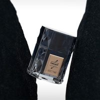 Bouteille de parfum vide personnalisée et unique de 100 ml, transparente, à sertir, contenant de parfum unisexe, flacon de parfum en verre de luxe |   Verre PCR recyclé à 30 % (EU Ce
