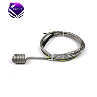 BRIGHT China Supplier 120V 200W Spring Hot Runner Nozzle Coil Heater for Injection Hot Runner System