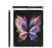 Étui transparent souple en TPU ultra-fin pour Samsung Galaxy Z Fold 3 4 5 6 5G, protection antichoc pour la coque arrière pliable