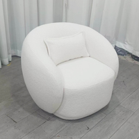 Ensemble de canapés sectionnels de style européen contemporain OKI, fauteuil d'appoint de luxe, canapé pivotant en tissu, salon, hôtel, velours, meubles pour la maison