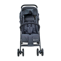 Poussette bébé légère pliable, poussette de voyage portable, landau bébé pouvant s'asseoir et se coucher, poussette compacte pour avion