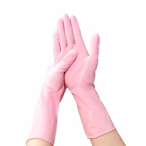 ถุงมือไนไตรล์ยี่ห้อ Yuelong หนา กันน้ำ กันน้ำมัน สำหรับล้างจาน ใช้ในครัวเรือน - Product Image 1