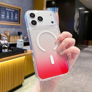 Fundas Magnéticas Brillantes para Teléfonos Inteligentes iPhone 17ProMax 16Plus 15 14 13, Cubierta Trasera con Protección Inalámbrica para iPhone 17Air - Product Image 5