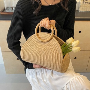 Túi Đựng Đồ Đa Năng Mùa Hè 2025 Thời Trang Hiện Đại Dung Lượng Lớn Làm Từ Rơm Dệt Túi Xách Đi Biển Cho Nữ - Product Image 5
