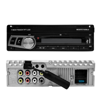 Écran de 7 pouces intégré 1din écran tactile flexible de voiture stéréo lecteur mp3 mp5 avec gps mirrorlink support usb sd aux