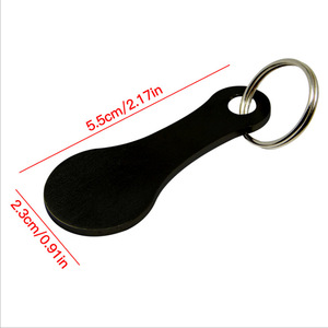 Chariot de supermarché jeton métal plastique Warenkorb chaînes Soer caddie puce pièce porte-clés crochet clé - Product Image 2