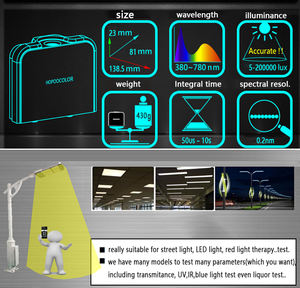 OHSP350 조도 분광계 럭스 색온도 색재현성 지수 측정기 호푸컬러 분광계 - Product Image 5