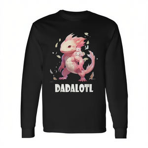 Camiseta de manga larga con cuello redondo y estampado digital de Dadalotl, regalo del Día del Padre para papá, hombre adulto - Product Image 2