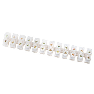 Indeter 12 Position Nylon <b>Terminal</b> Block Connector Feed Through Screw Type Electrical Wire Termination - Product Image 1