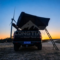 Tente de toit rigide ABS, polyester 280G, Oxford 420D, résistante à la moisissure, imperméable, pliable, pour voiture RTT
