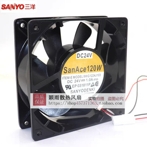 Ventilateur Sanyo Denki SanAce 120W 9WG1224J103 DC 24V 1.0A pour machine à souder - Product Image 1