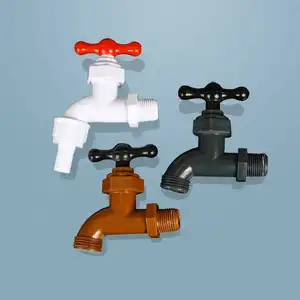 Grifos de plástico ABS para lavabo de baño, LJ-157 de PVC, PPR, mezclador para cocina y jardín