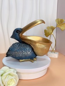 Ornamento Creativo in Resina Fatto a Mano per Conservare Chiavi, Tema Amore, Design Tucano e <span class=keywords><strong>Pellicano</strong></span> per Arredamento Casa, Natale, Pasqua, Capodanno - Product Image 3