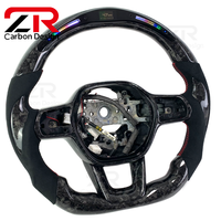 Volant en fibre de carbone forgé LED RPM personnalisé pour Honda Civic 11e génération Type-R CR-V FL5 SI 2021 2022 2023 2024 2025