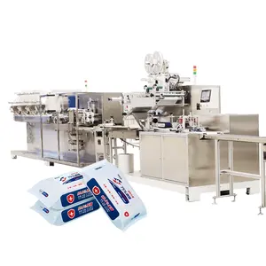 Katoen Nat Tissue Productie Machine Voor Baby Doekjes En Water Tissue Verpakking Machine