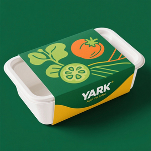 กล่องกระดาษแข็งแบบมีปลอกหุ้มพิมพ์โลโก้ตามสั่ง 350 แกรม คุณภาพสูง สำหรับบรรจุอาหารจานด่วน ผัก และผลไม้ - Product Image 5
