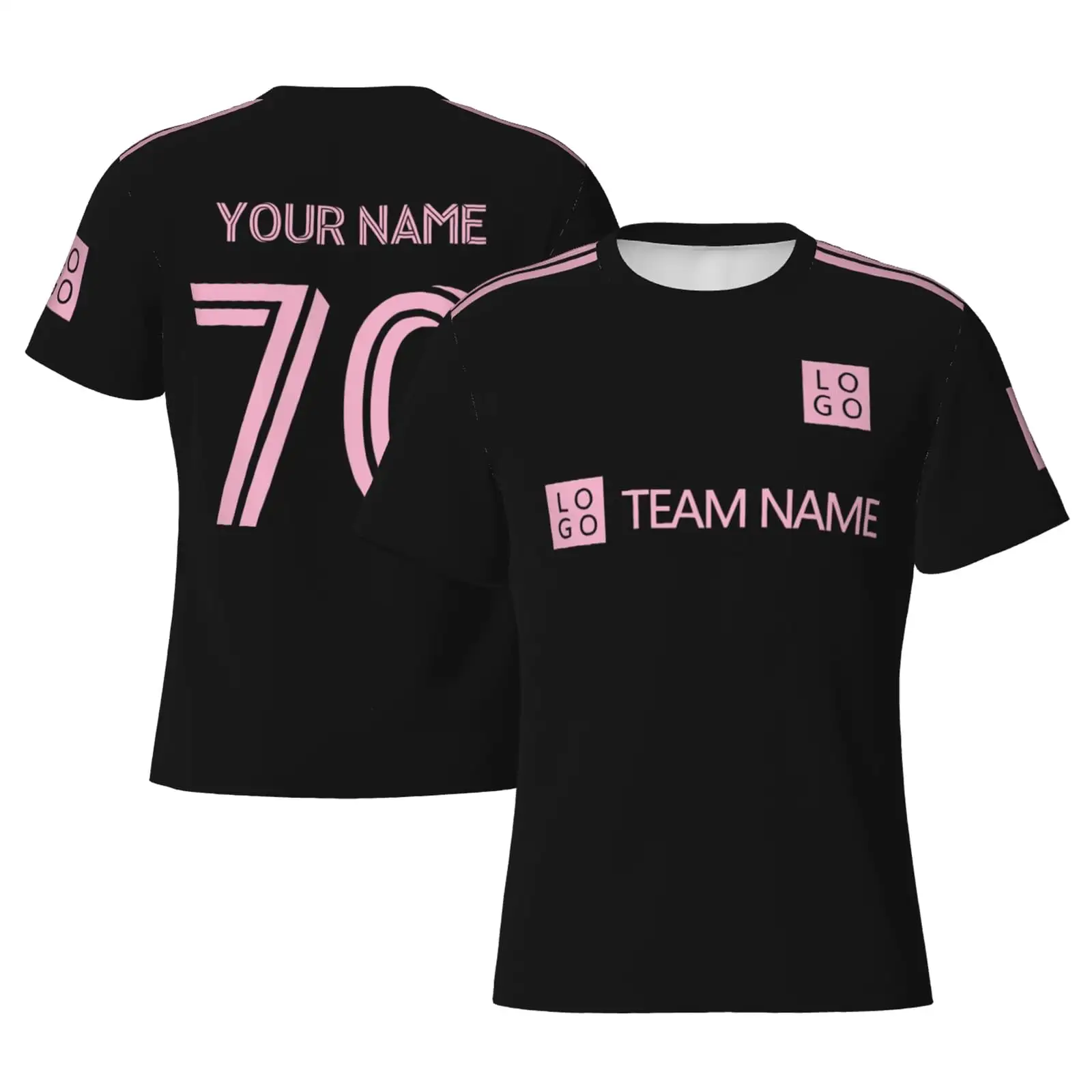 Ucuz toptan erkekler nefes futbol forması şort takımı özelleştirilmiş takım adı numaraları ile günlük T-Shirt kalite toptan Tee